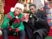 Due attori del cast de Il calendario di Natale
