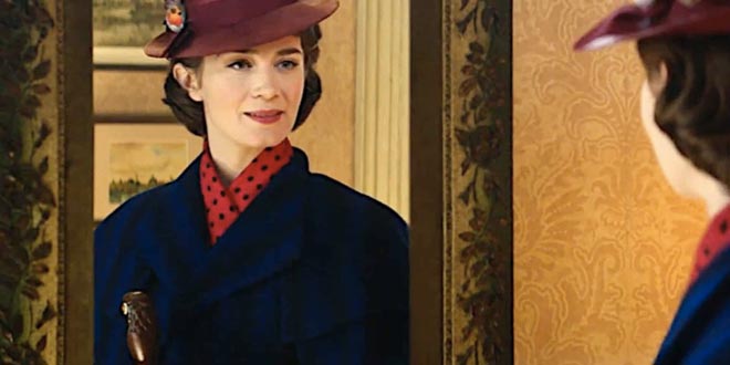 Emily Blunt in Il ritorno di Mary Poppins