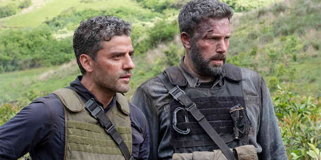 Oscar Isaac e Ben Affleck in Triple frontier